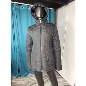NY&C New York and Company Black Puffer Jacket‎ Women's Quilted Lightweight S